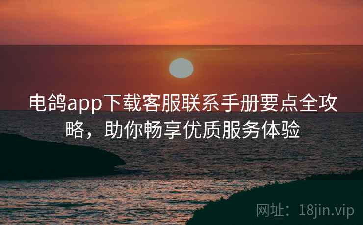电鸽app下载客服联系手册要点全攻略，助你畅享优质服务体验