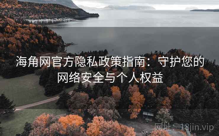 海角网官方隐私政策指南：守护您的网络安全与个人权益